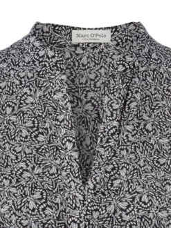 Marc O'Polo Damen Blusentop in schwarz weiß