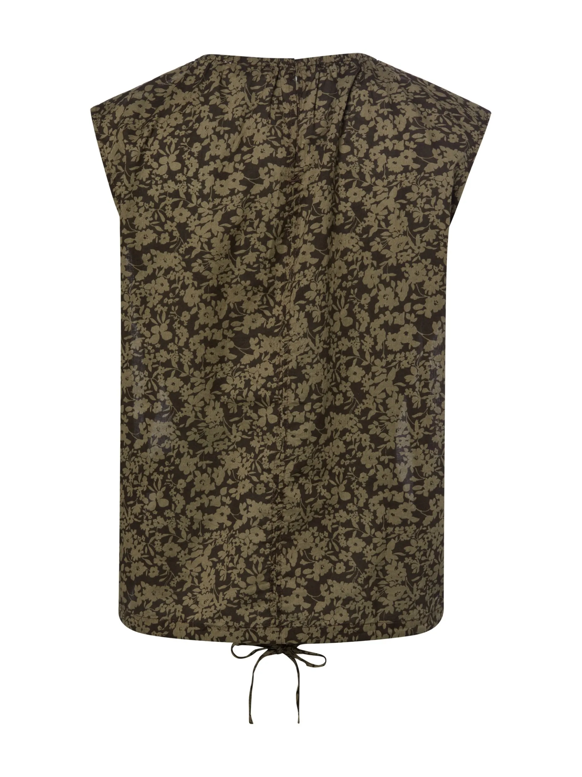Marc O'Polo Damen Blusentop in khaki braun
