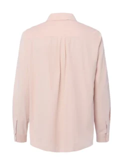 Marc O'Polo Damen Cord-Hemdbluse in rosa