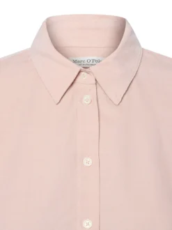 Marc O'Polo Damen Cord-Hemdbluse in rosa
