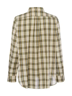 Marc O'Polo Damen Hemdbluse in oliv beige