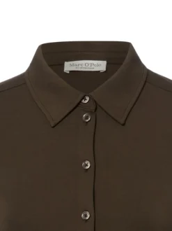 Marc O'Polo Damen Jerseybluse in schilf - Ärmel: langarm