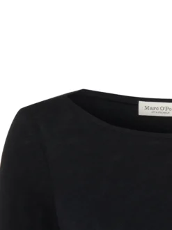Marc O'Polo Damen Langarmshirt in schwarz