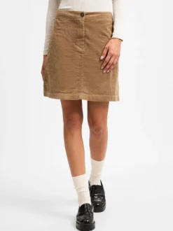 Marc O'Polo Damen Minirock in camel - Länge: kurz
