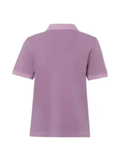 Marc O'Polo Damen Poloshirt in flieder - Ärmel: kurzarm