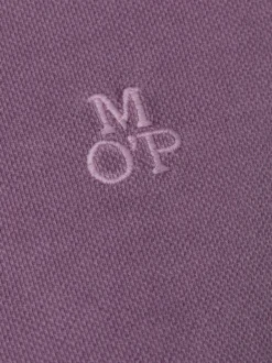 Marc O'Polo Damen Poloshirt in flieder - Ärmel: kurzarm