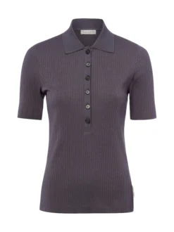 Marc O'Polo Damen Poloshirt in anthrazit