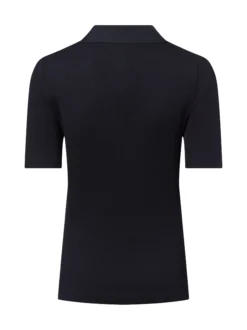 Marc O'Polo Damen Poloshirt in marine - Ärmel: kurzarm