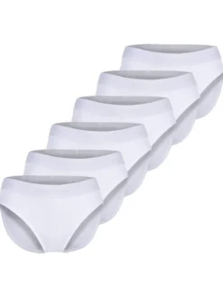 Marc O'Polo Damen Slip 6er Pack in weiß