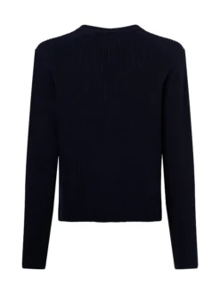 Marc O'Polo Damen Strickjacke in marine - Ärmel: langarm