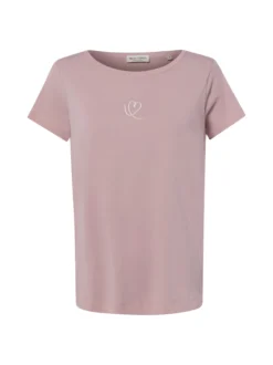 Marc O'Polo Damen T-Shirt in altrosa - Ärmel: kurzarm