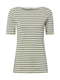 Marc O'Polo Damen T-Shirt in oliv grün - Ärmel: kurzarm