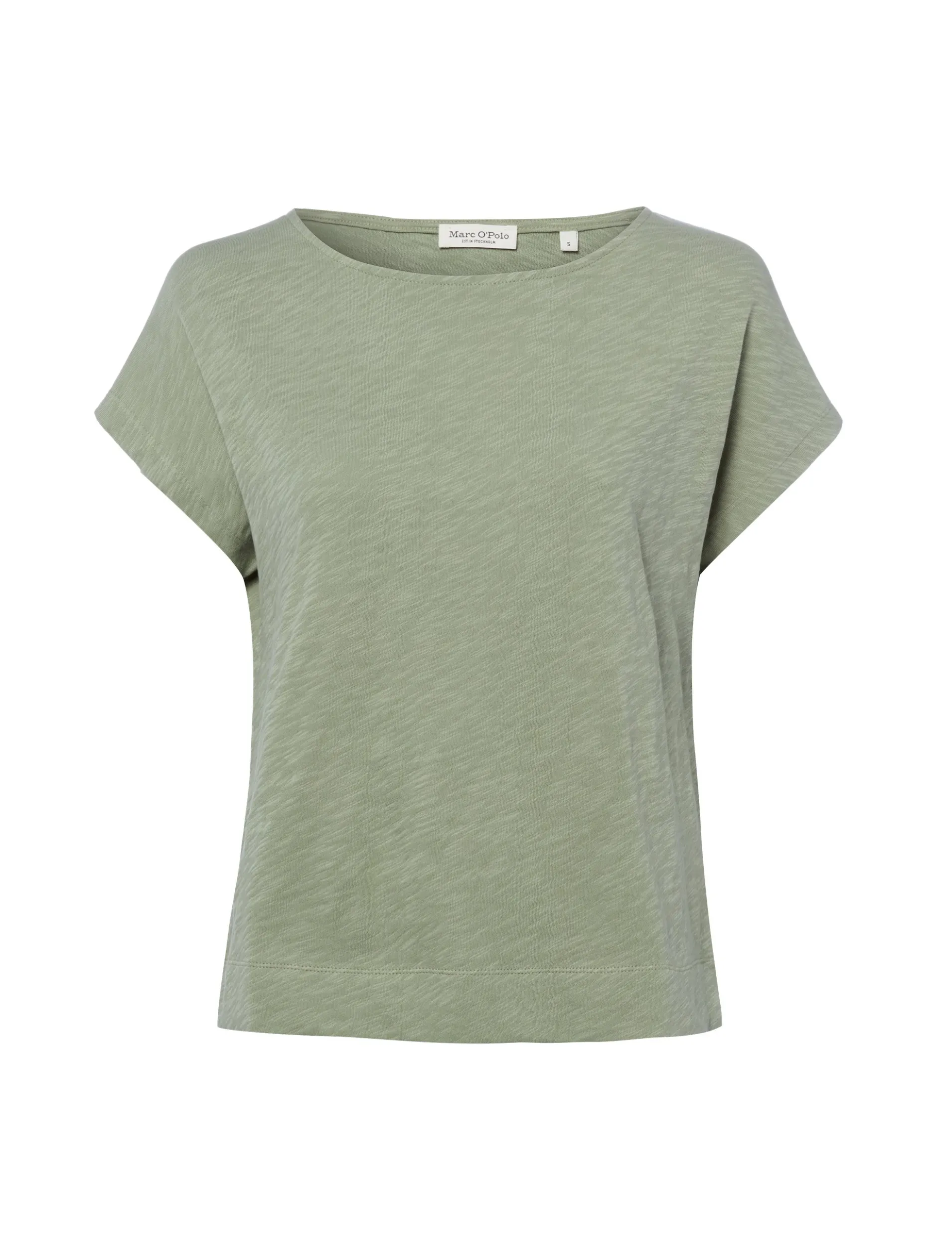Marc O'Polo Damen T-Shirt in schilf - Ausschnitt: U-Boot