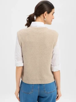 Marc O'Polo Damen Weste in melange