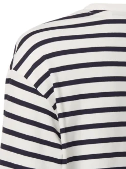 Marc O'Polo Denim Damen Langarmshirt in weiß schwarz