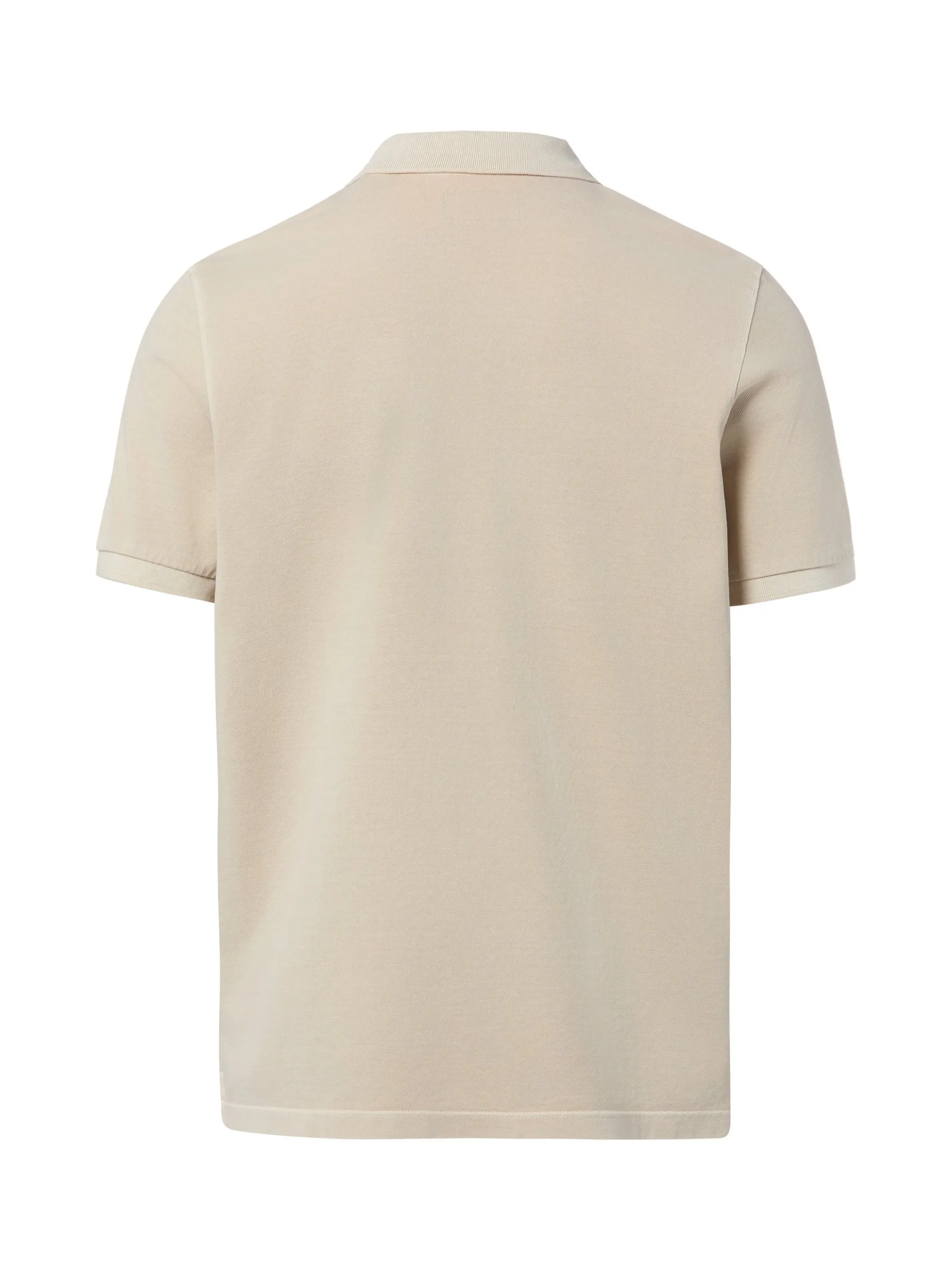 Marc O'Polo Herren Poloshirt in melange - Ärmel: kurzarm