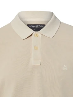 Marc O'Polo Herren Poloshirt in melange - Ärmel: kurzarm
