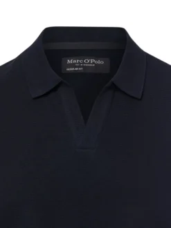 Marc O'Polo Herren Poloshirt in marine - Ärmel: kurzarm