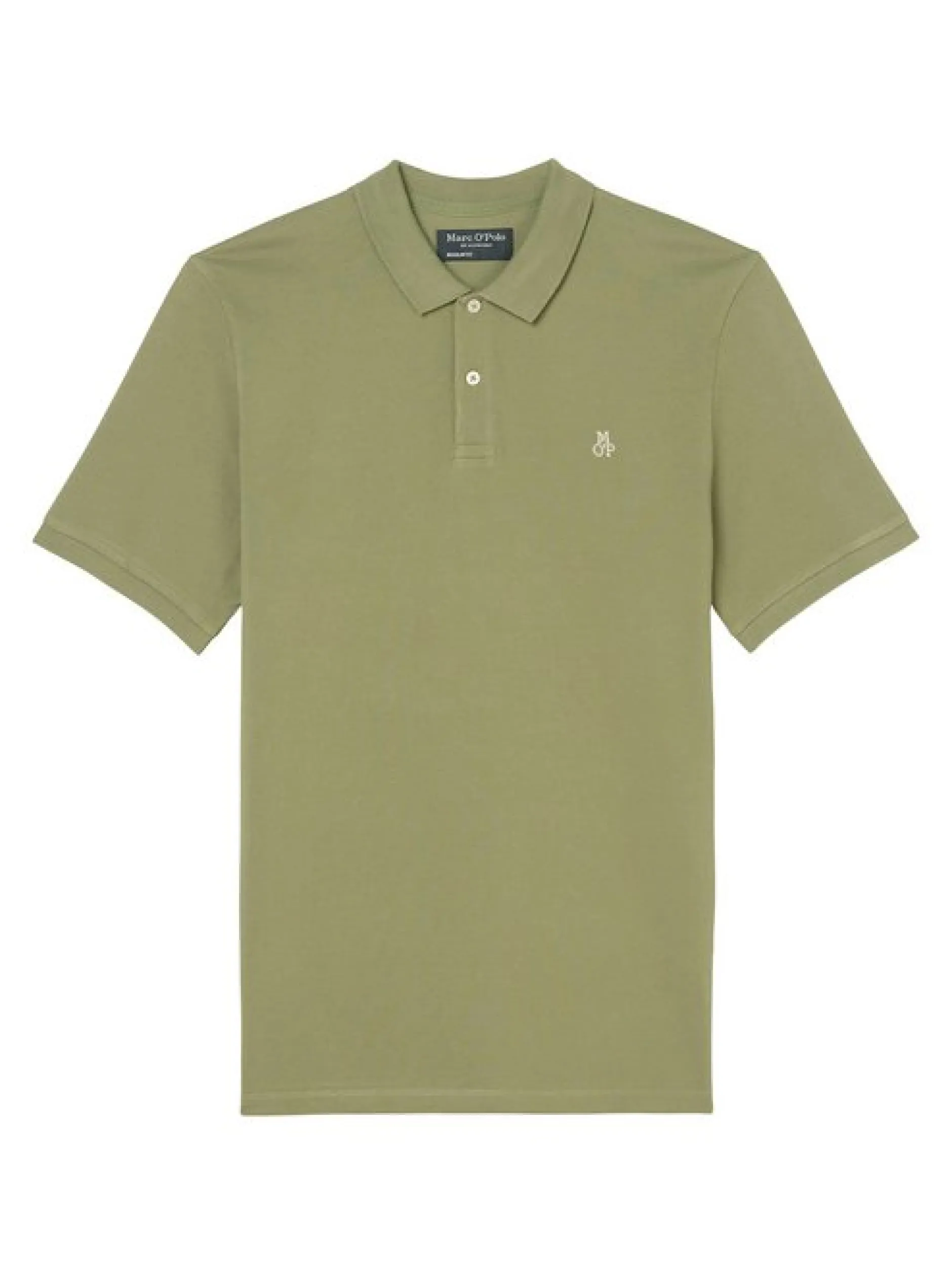 Marc O'Polo Herren Poloshirt in grün - Ärmel: kurzarm