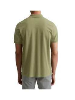 Marc O'Polo Herren Poloshirt in grün - Ärmel: kurzarm
