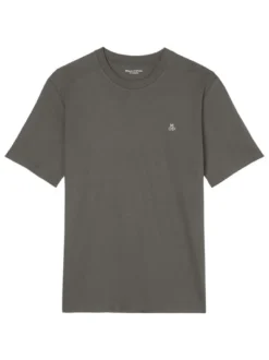 Marc O'Polo Herren T-Shirt 1er Pack in grau