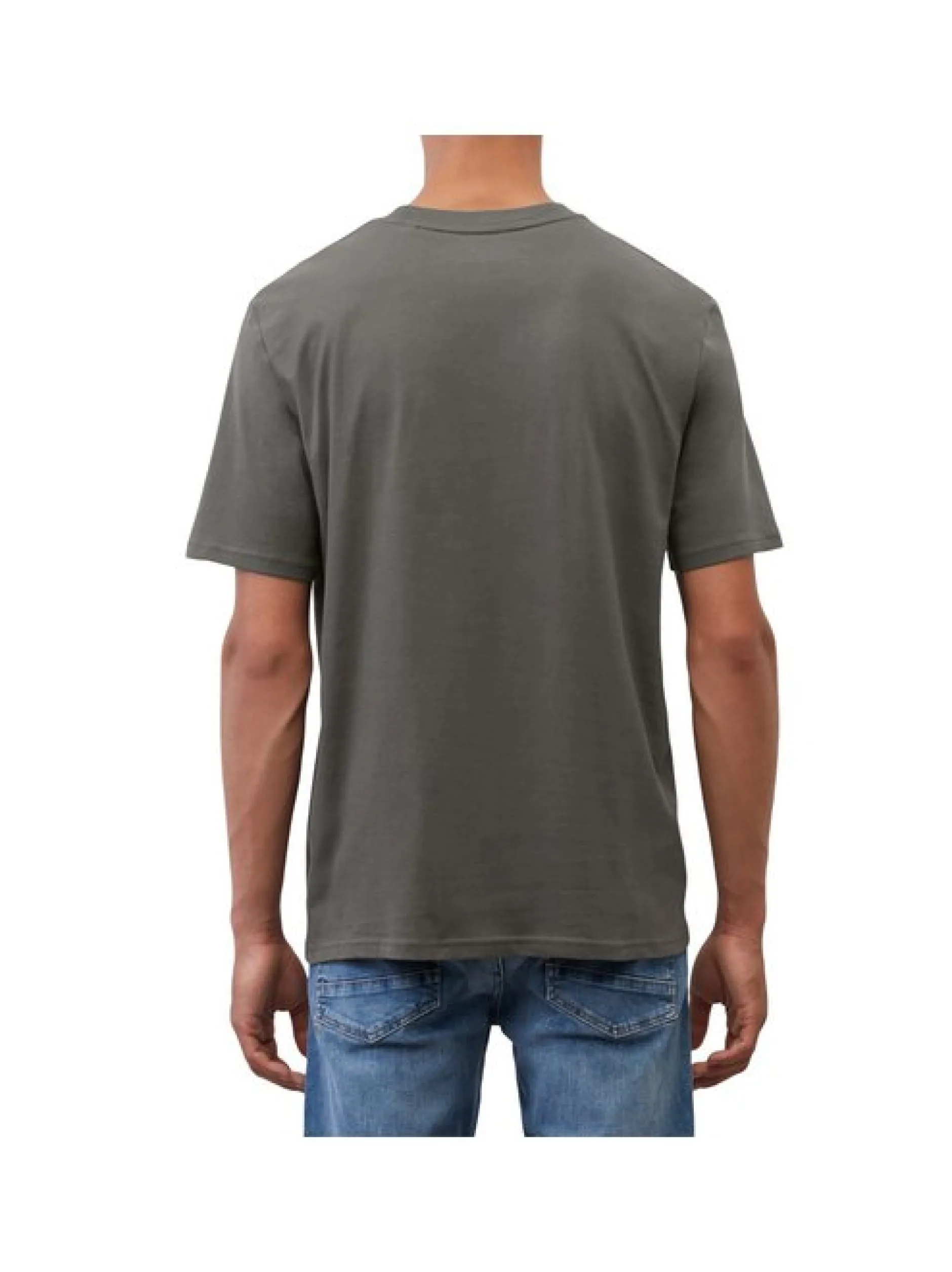 Marc O'Polo Herren T-Shirt 1er Pack in grau