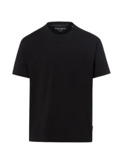 Marc O'Polo Herren T-Shirt in schwarz - Ärmel: kurzarm