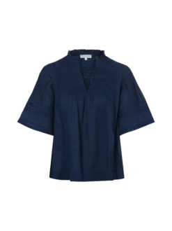 Marie Lund Collection Damen Bluse in blau