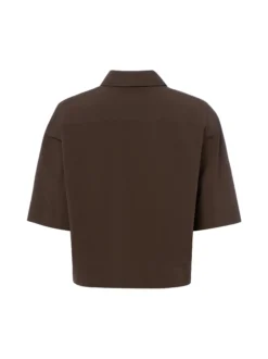 Marie Lund Collection Damen Hemdbluse in schoko