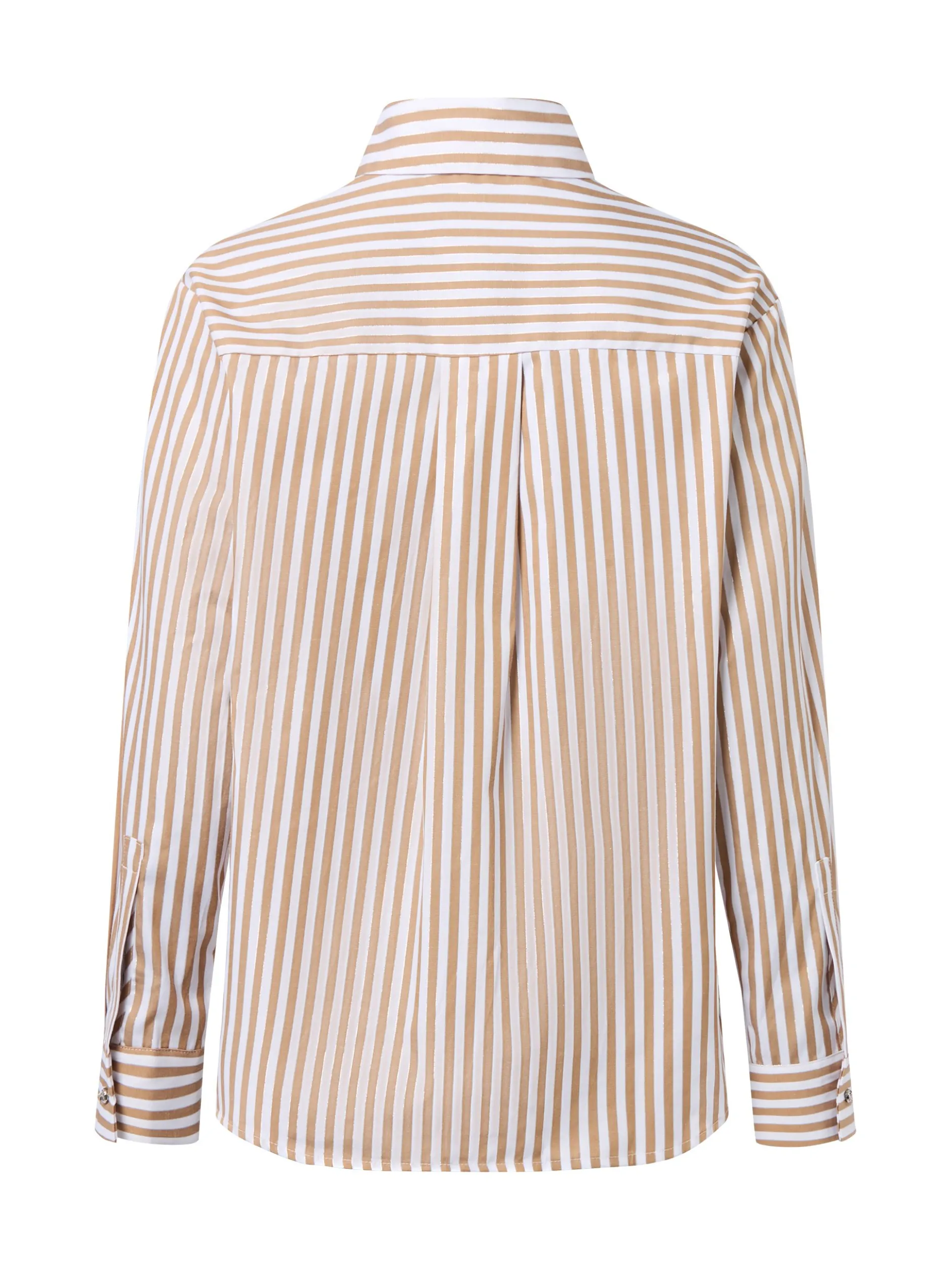 Marie Lund Collection Damen Hemdbluse in melange weiß