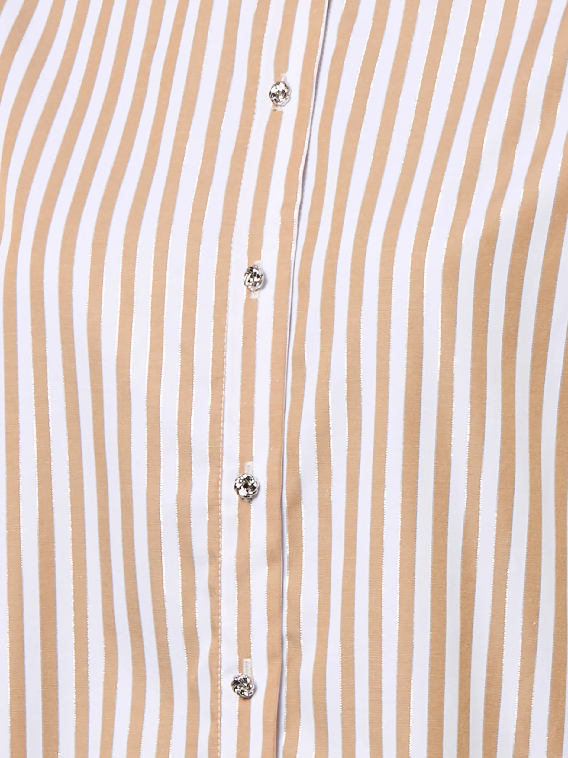 Marie Lund Collection Damen Hemdbluse in melange weiß