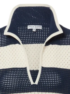 Marie Lund Collection Damen Strickshirt in marine