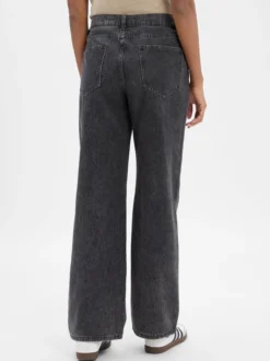 Marie Lund Collection Damen Wide Fit Jeans in anthrazit