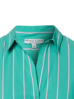 Marie Lund Damen Bluse in grün rosa - Ärmel: langarm
