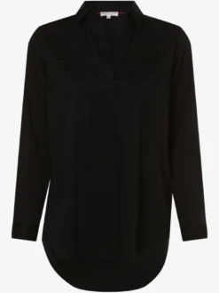 Marie Lund Damen Blusenshirt in schwarz - Ärmel: langarm