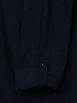 Marie Lund Damen Blusenshirt in marine - Ärmel: langarm