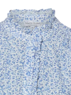 Marie Lund Damen Blusenshirt in weiß blau