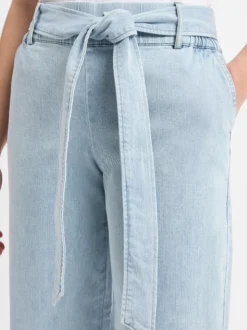Marie Lund Damen Jeans in bleached - Länge: verkürzt