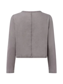 Marie Lund Damen Jeansjacke in grau - Ärmel: langarm