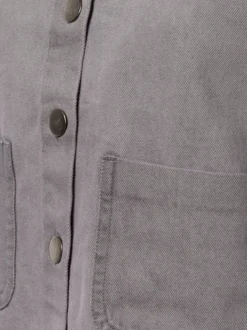 Marie Lund Damen Jeansjacke in grau - Ärmel: langarm