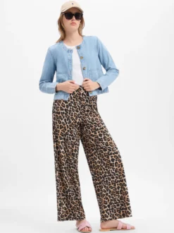 Marie Lund Damen Jeansjacke - Sofia in light stone