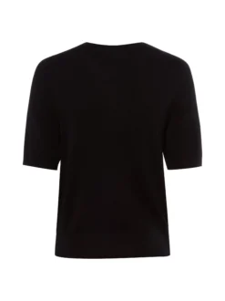 Marie Lund Damen Kurzarm-Strickjacke in schwarz