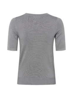 Marie Lund Damen Pullover in hellgrau - Ärmel: kurzarm