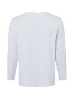 Marie Lund Damen Shirt in hellgrau - Ärmel: 3/4 Arm