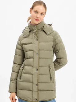Marie Lund Damen Steppjacke in lind