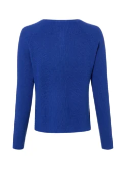 Marie Lund Damen Strickjacke in indigo - Ärmel: langarm