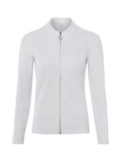 Marie Lund Damen Strickjacke in hellgrau