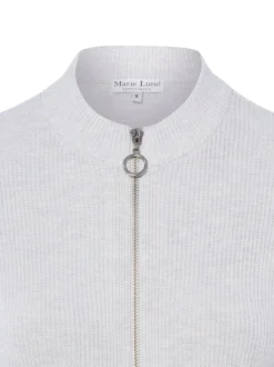 Marie Lund Damen Strickjacke in hellgrau
