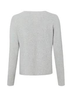 Marie Lund Damen Strickjacke in hellgrau