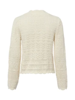 Marie Lund Damen Strickjacke in ecru
